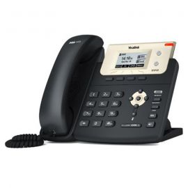 Yealink SIP-T21P SIP Phone, Black Entry level PoE IP Phone, 2 SIP Account, LCD Display, 2 x LAN     