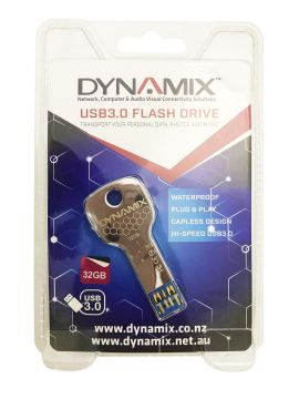 DYNAMIX 32GB USB 3.0  Key Flash     Drive