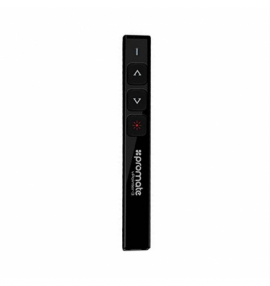PROMATE Ultra-Slim 2.4Ghz Laser     Presenter. Control distance up to 10 meters. Windows 10/8.1/7 Mac 10.7 & above Plug & Play Colour Black