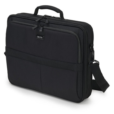 Dicota Eco Multi Plus Carry Bag / Case for 15.6 inch  Notebook /Laptop (Black) Suitable for Business  with shoulder strap