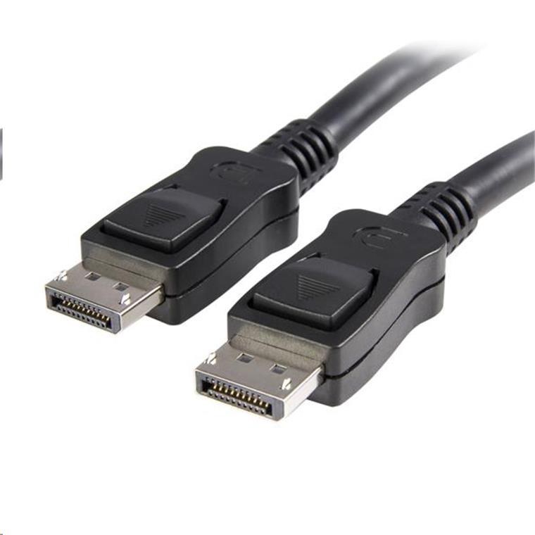 0.5m DisplayPort Cable with Latches M/M