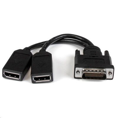 8in DMS-59 to Dual DisplayPort Cable