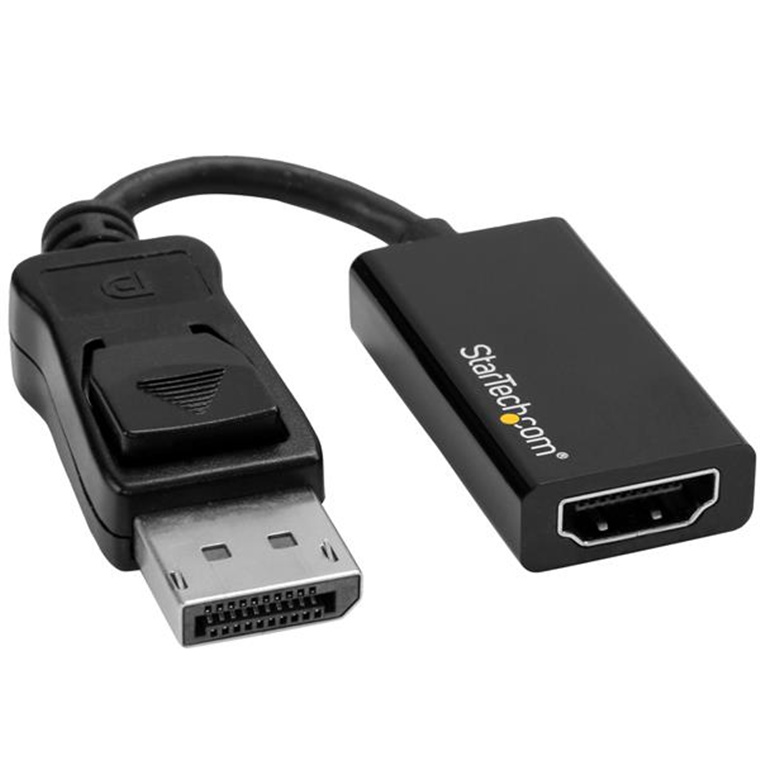 StarTech DisplayPort to HDMI Adapter - 4K 60Hz Active DP 1.4 to HDMI 2.0 Video Converter - DP to    