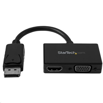 StarTech DP2HDVGA Travel A/V adapter: DP to VGA / HDMI                                              