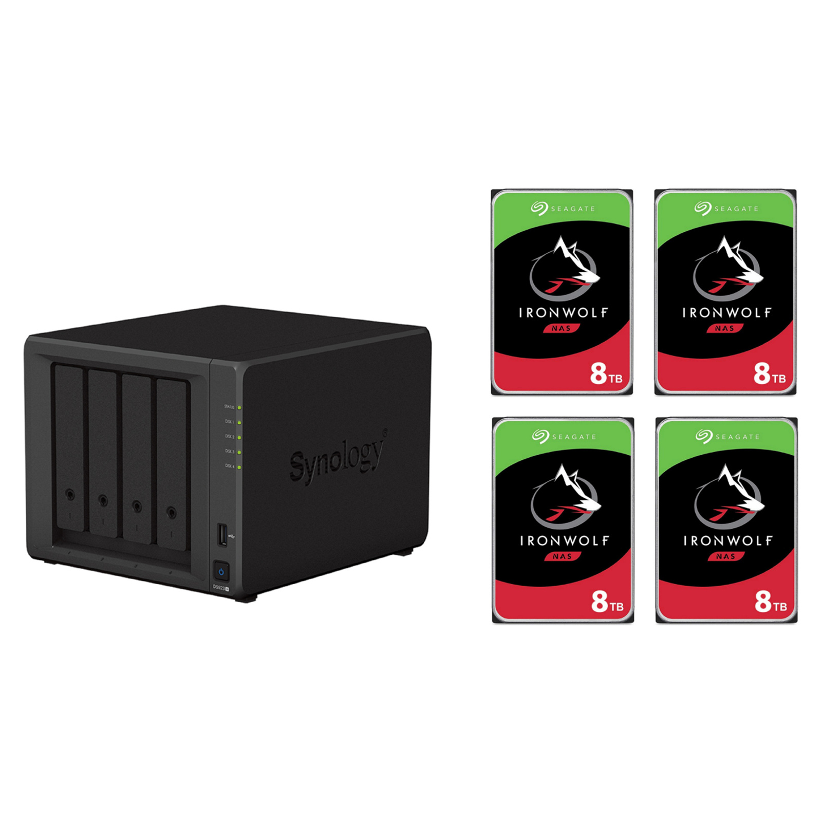 Synology DS923+ 4 Bay AMD Ryzen R1600 4GB RAM NAS