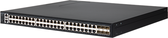 EDGECORE 48 Port Managed L2+/L3 Lite PoE Gigabit  Ethernet Switch with 6 x SFP28 25G Uplink Ports. IPv6 Management. 90 Watts PoE++.  