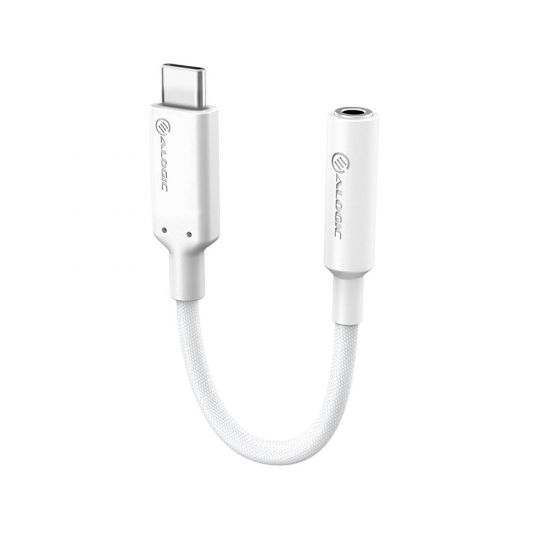 ALOGIC ELEMENTS PRO USB-C TO 3.5MM AUDIO ADAPTER - WHITE