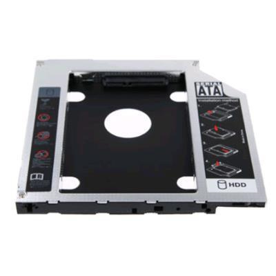 Universal 12.7mm SATA 2nd HDD / SSD Hard Drive Caddy For CD/DVD-ROM Optical Bay (Not Fit For Mac)   