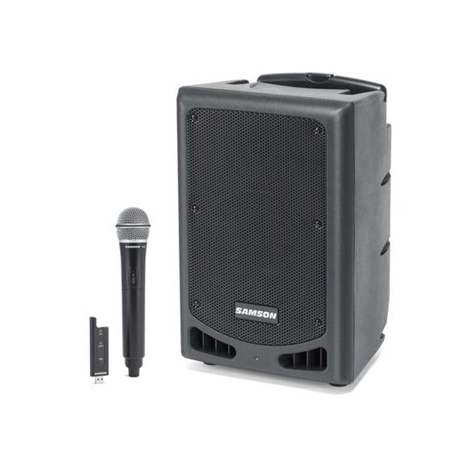 SAMSON Expedition XP208w Rechargeable Portable PA with Handheld Wireless System and Bluetooth Live  