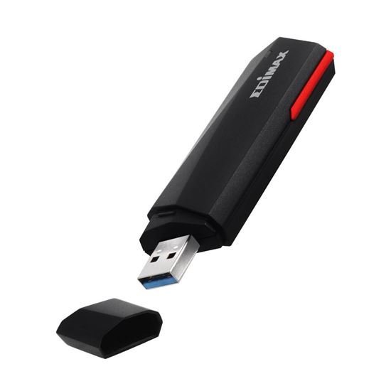 EDIMAX AX1800 WiFi 6 Dual-Band USB-A 3.0 Adapter. High Performance 802.11ax. 2x Internal Antennas (2T2R). Supports Data Transfer up to 1201Mbps (5GHz) & 573Mbps (2.4GHz). Easy Install.