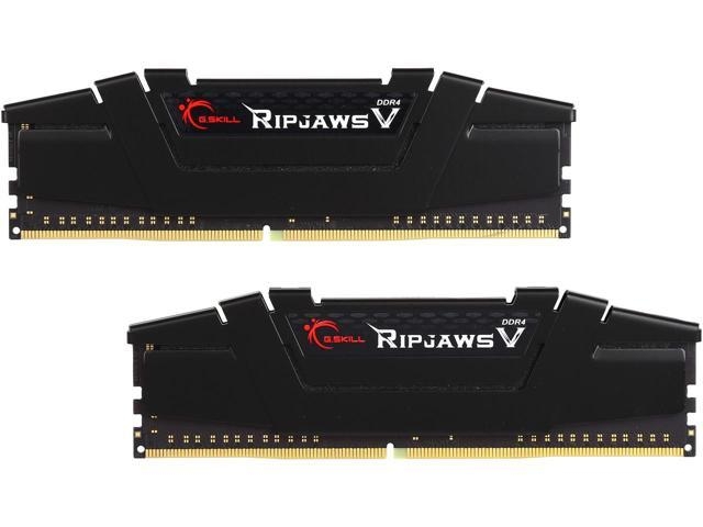 G.SKILL Ripjaws V Series 16GB (2 x 8GB) DDR4 3200Mhz  Black CL16 1.35v Desktop Memory 16-18-18-38   