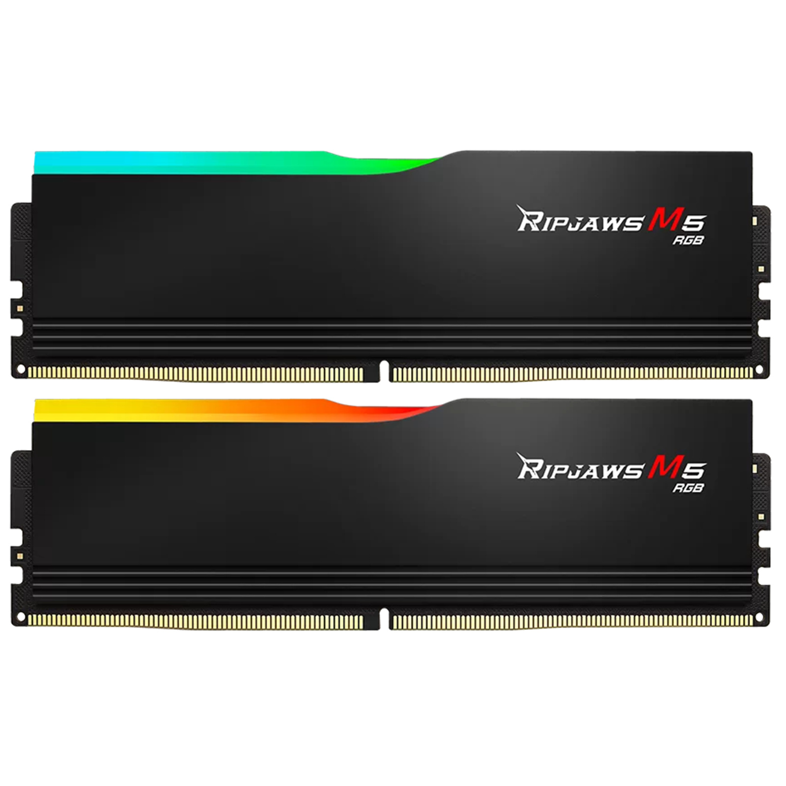 G.SKILL Ripjaws M5 RGB 32GB DDR5 Desktop RAM Kit - Black 2x 16GB - 5600Mhz - CL30 - 1.25V - 30-36-36-89 - F5-5600J3036D16GX2-RM5RK
