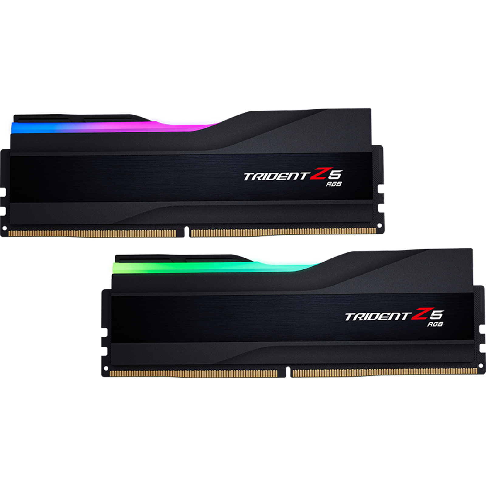 G.SKILL Trident Z5 RGB 32GB ( 2 X 16GB) DDR5 Desktop Memory DDR5 5600Mhz CL40 1.2V40-40-40-89 Black RGB Desktop Memory F5-5600J4040C16GX2-TZ5RK