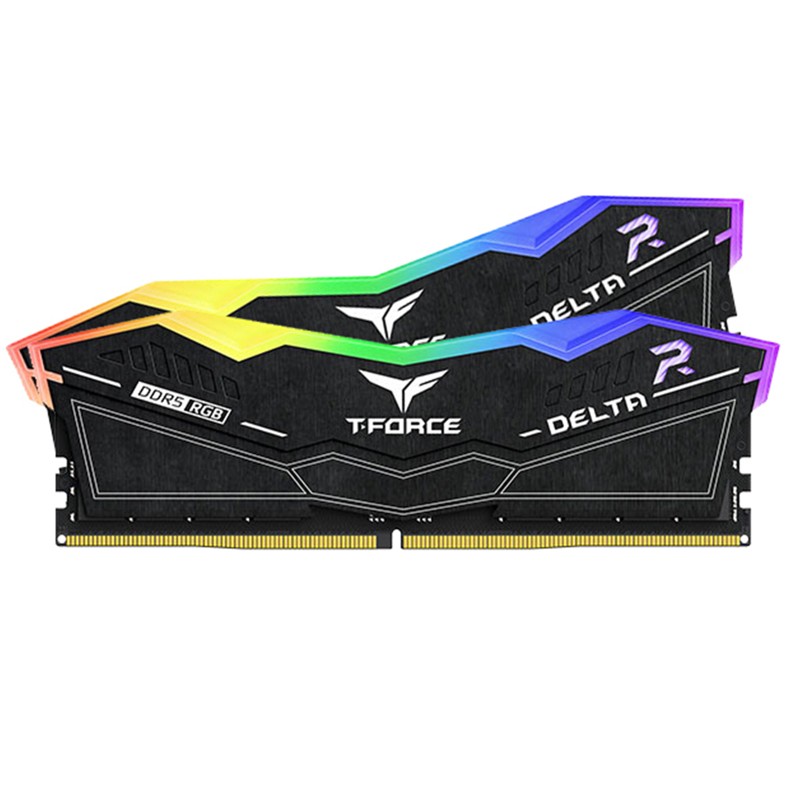 TeamGroup T-Force Delta RGB 32GB DDR5 5600Mhz Desktop RAM Kit - Black 2x 16GB - 5600MHz - CL 36 - Intel XMP