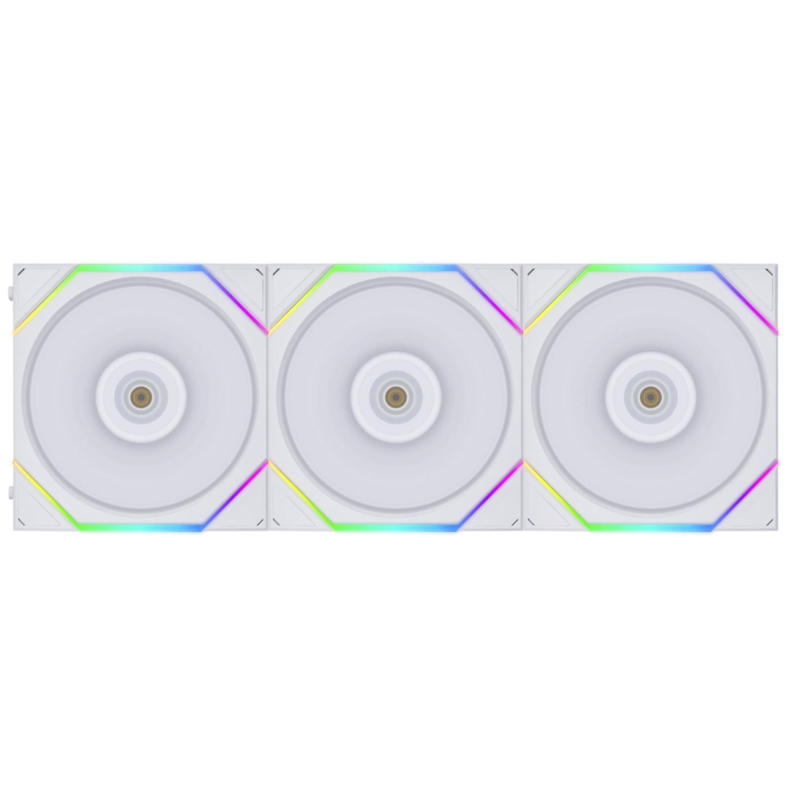 Lian Li UNI FAN TL120 White 3 Pack Digital Addressable RGB 120 Fan White