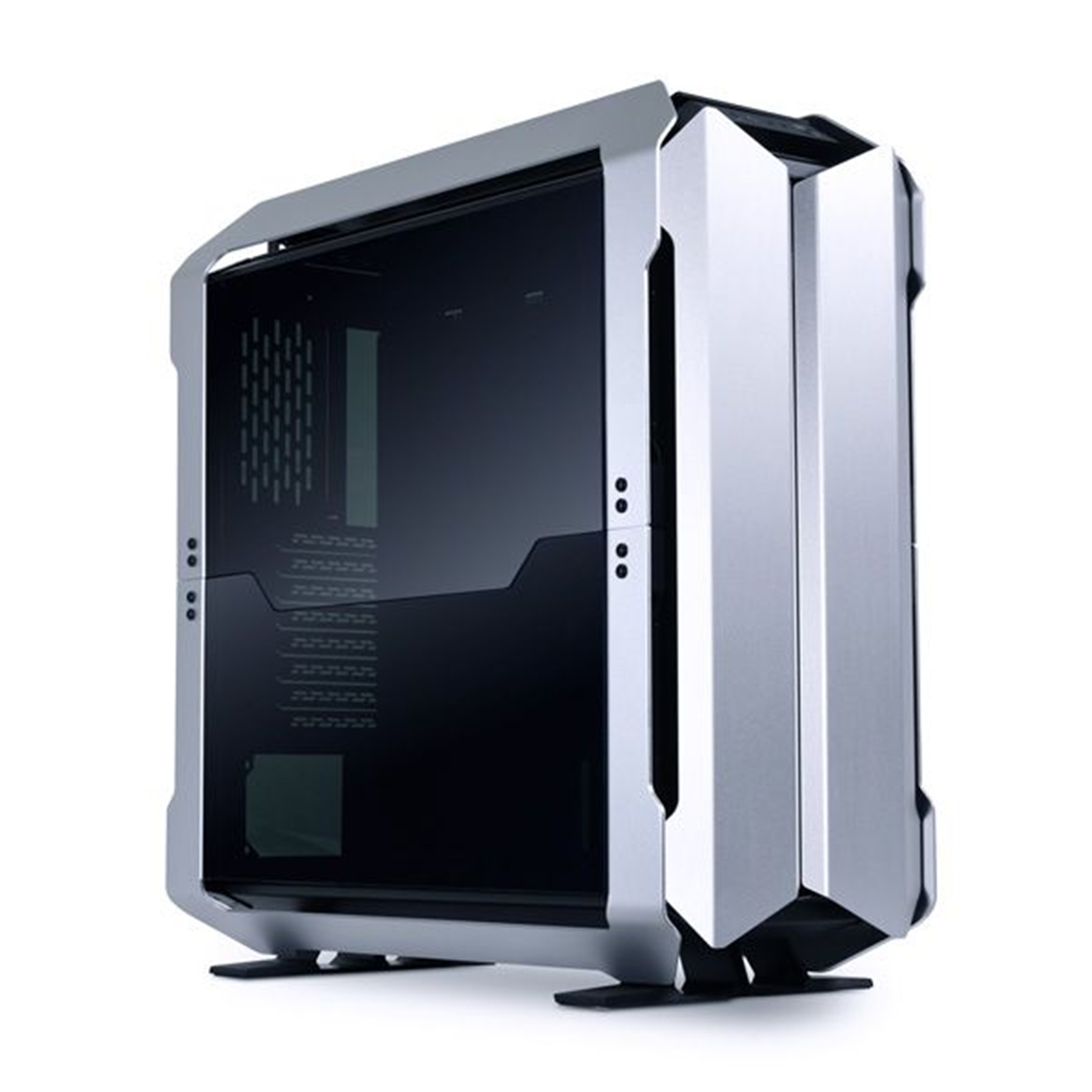 Lian Li Odyssey X Silver Full Tower 3 Models Transformable Gaming Case, CPU Cooler Supports Upto    