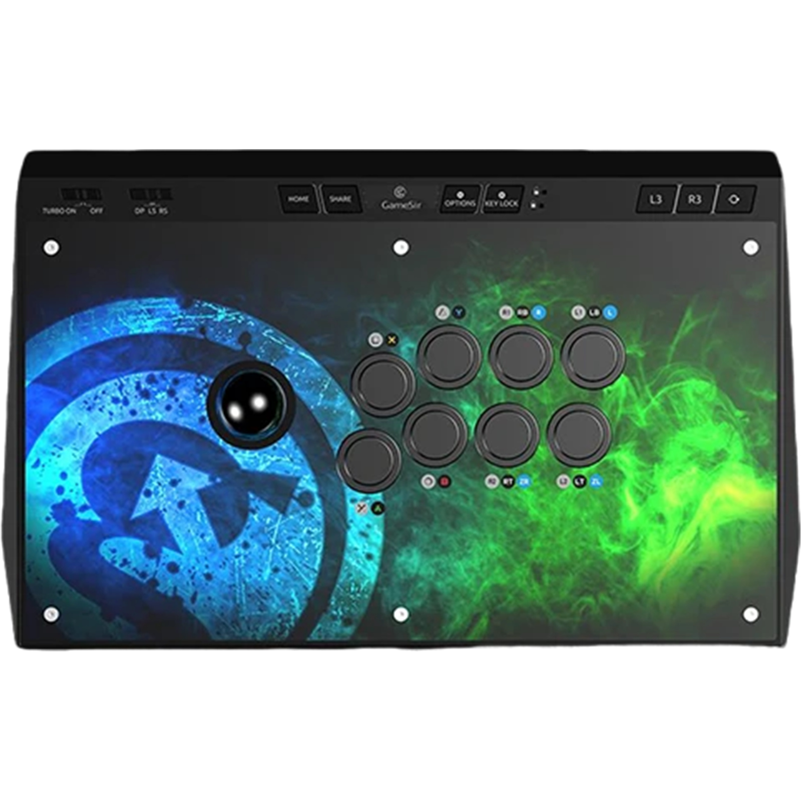 GameSir C2 Arcade Fight Stick Joystick --   for Xbox One Playstation 4 Windows PC and Android Device