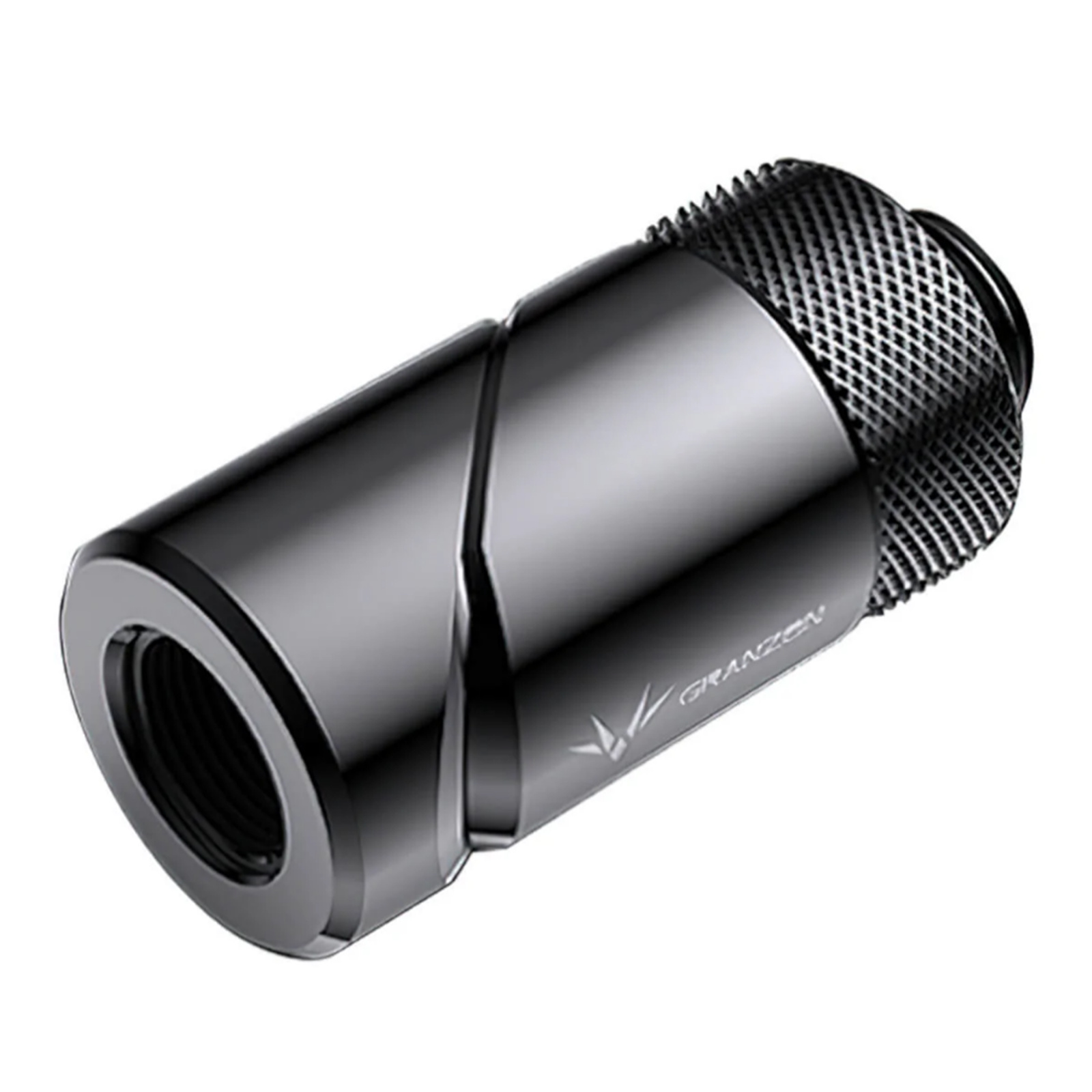 BYKSKI Granzon 0-90 Degree Multi Directional Free Rotary Male to Female Elbow Fitting Black