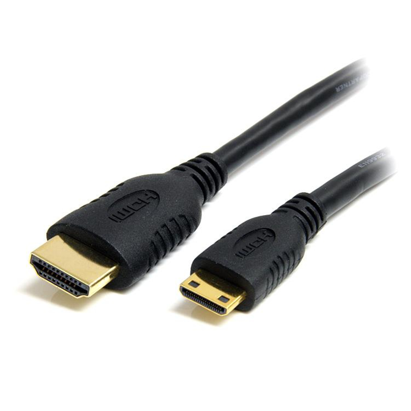 StarTech 1m Mini HDMI to HDMI Cable with Ethernet - 4K 30Hz High Speed Mini HDMI to HDMI Adapter    