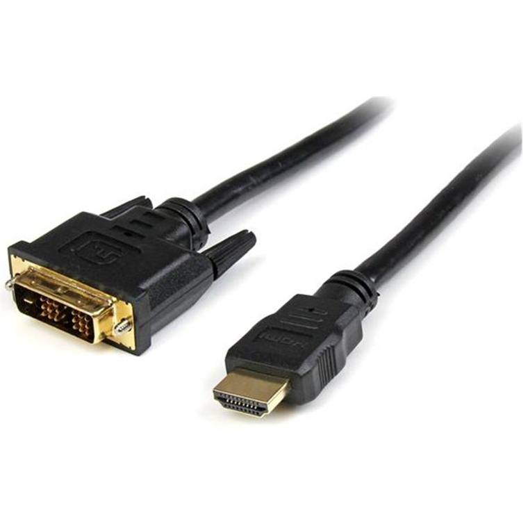 StarTech HDDVIMM50CM HDMI to DVI-D Cable - M/M - 0.5m                                               