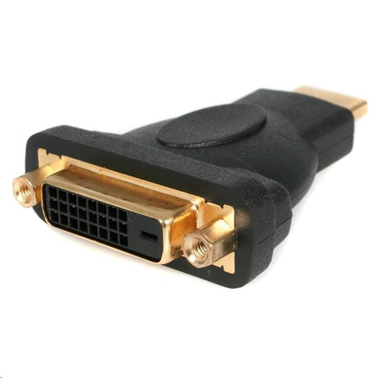 StarTech HDMIDVIMF HDMI Male to DVI Female - HDMI to DVI-D Adapter - Bi-Directional - DVI to HDMI   