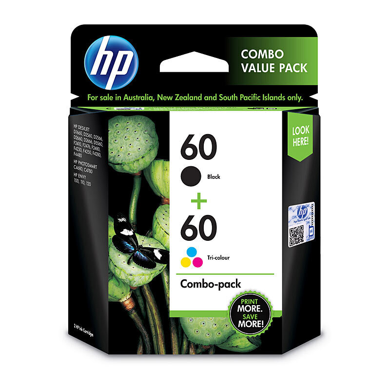 HP #60 Blk & Colr Ink CN067AA