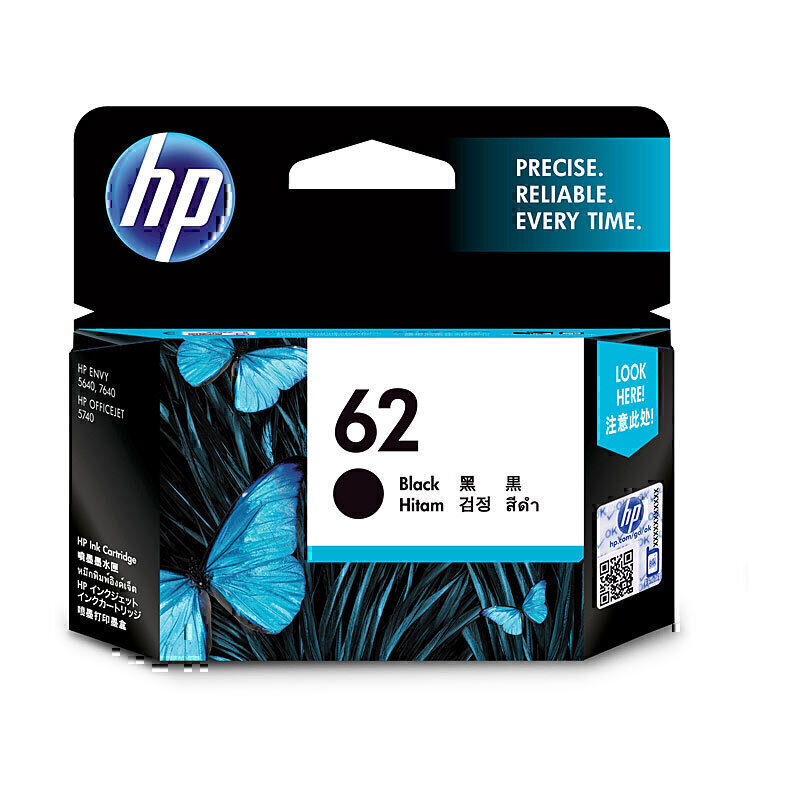 HP 62 Black Ink Cartridge