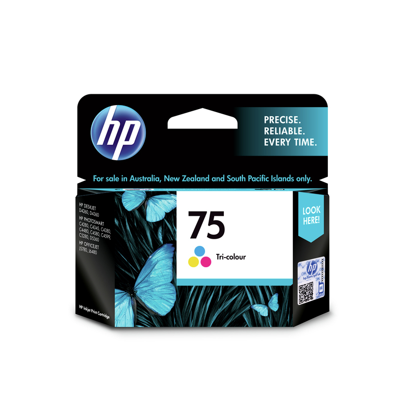HP 75 Tri-Colour Ink Cartridge