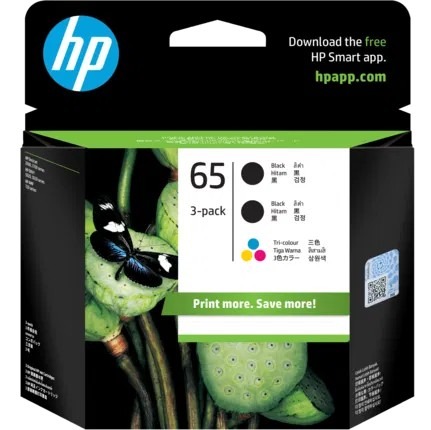 HP #65 ClrBlk Ink 3YP10AA
