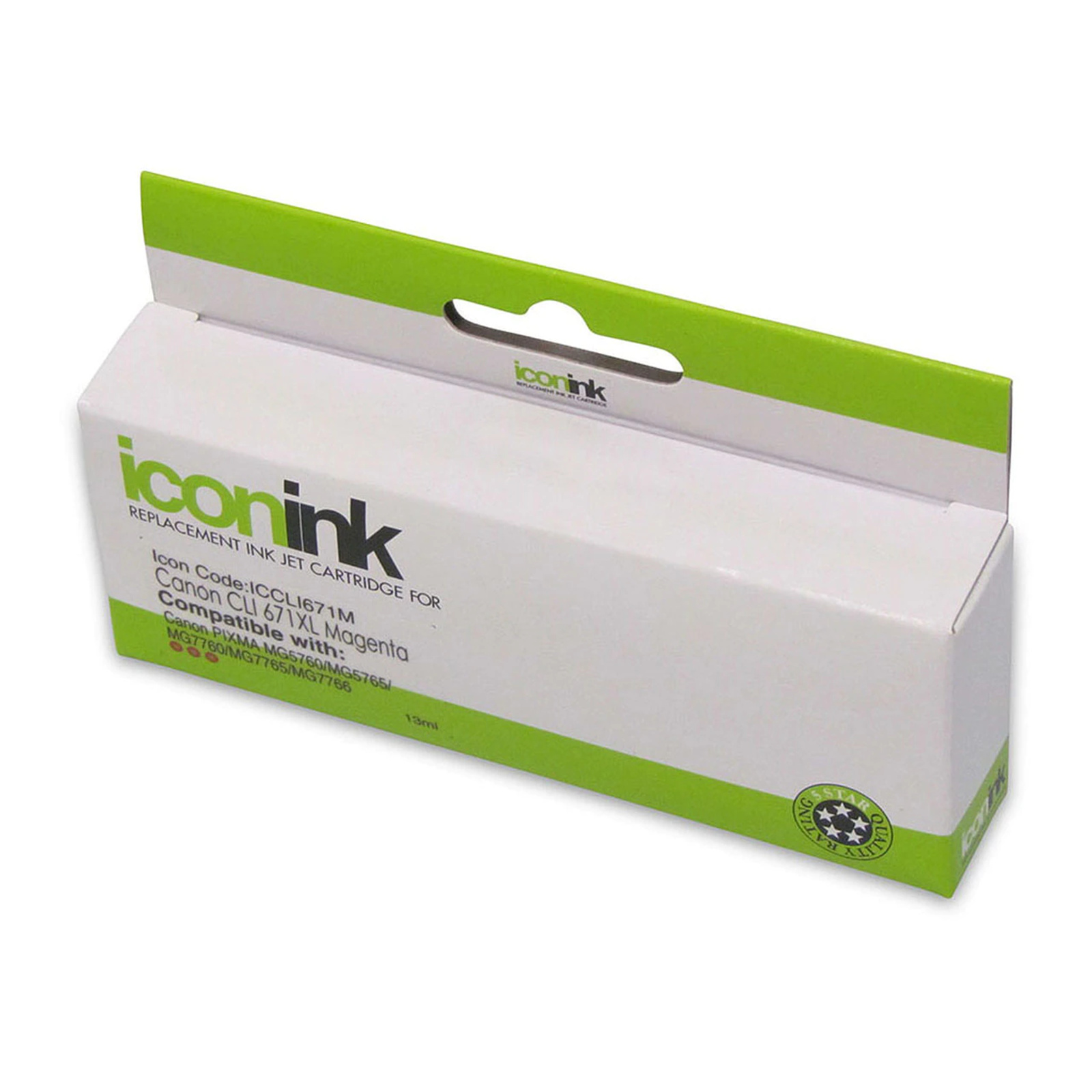 Icon Ink Cartridge Compatible for Canon CLI671XL - Magenta