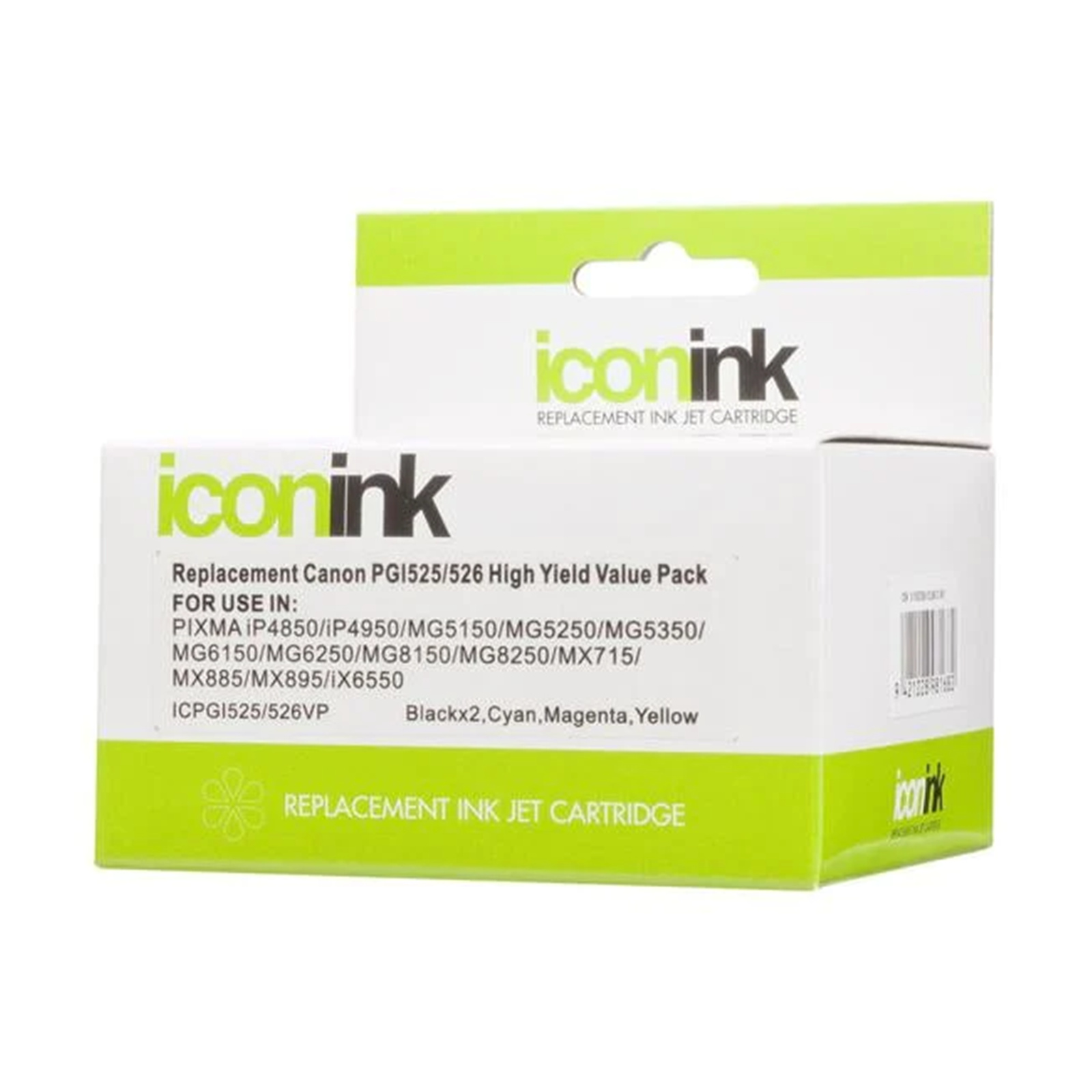 Icon Compatible Canon PGI525 CLI526 BBCMY Ink Value Pack
