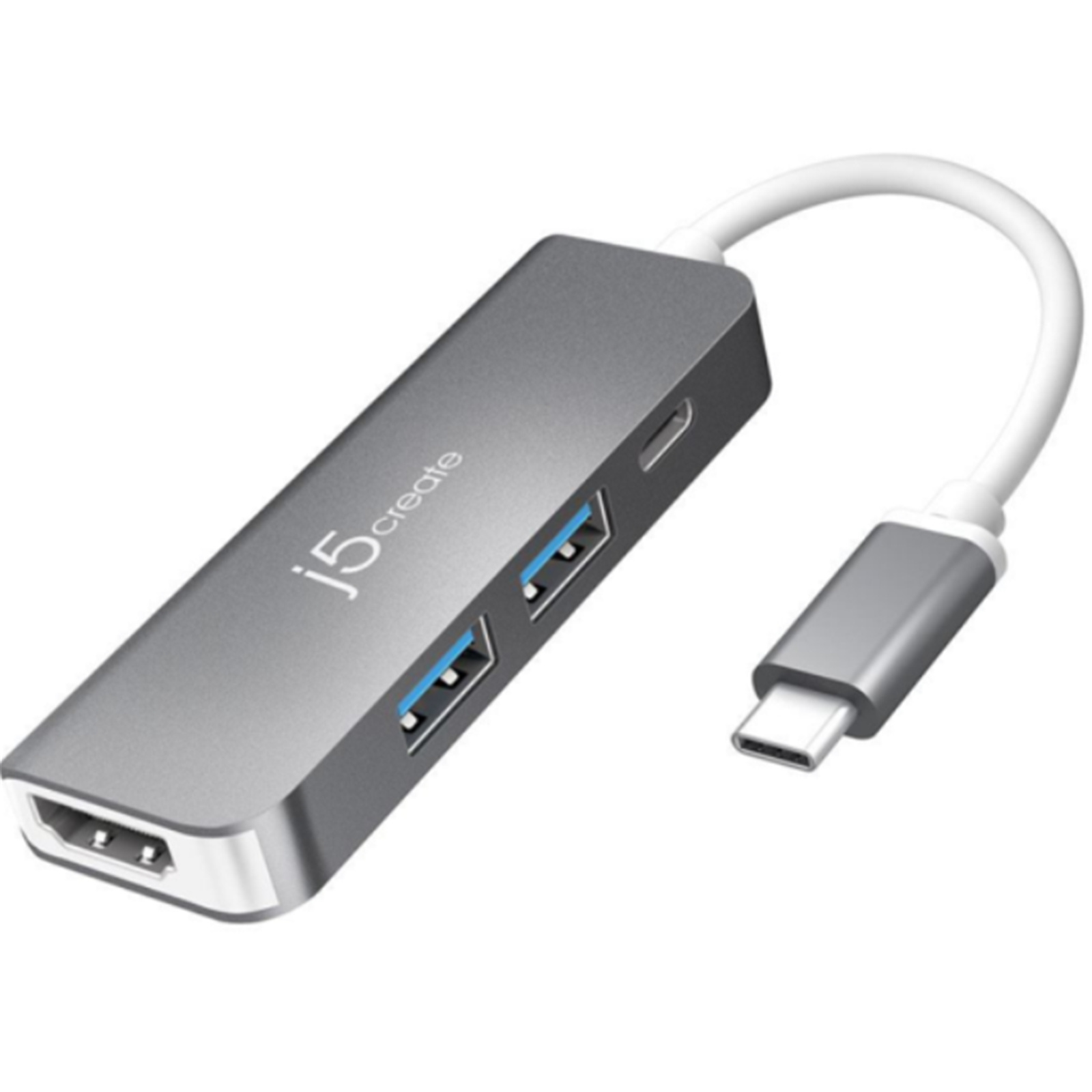 J5create USB-C PD2.0 4K HDMI Mini Docking Hub, 1x 4K HDMI, 2x USB 3.0, 1x USB-C Power Delivery      