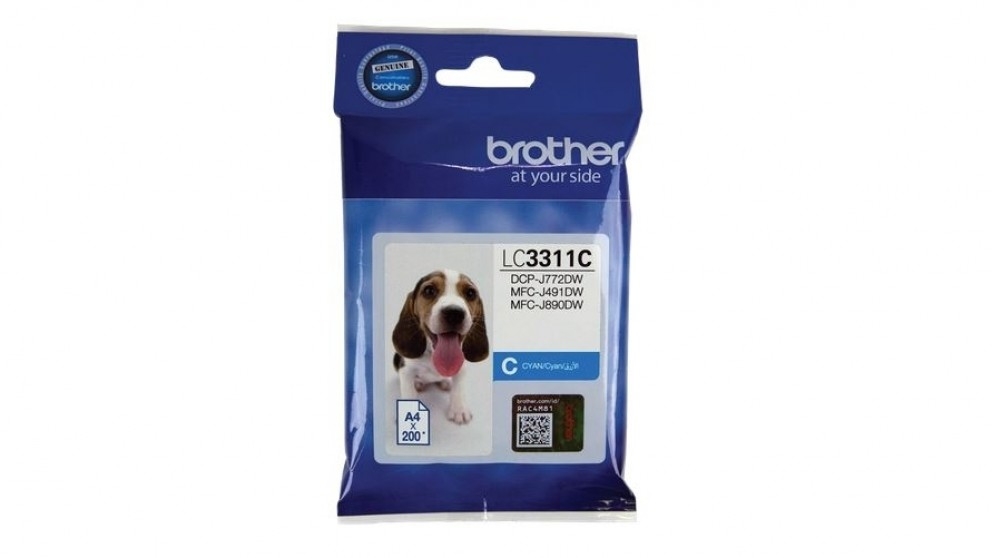 Brother LC3311C Cyan Ink Cartridge