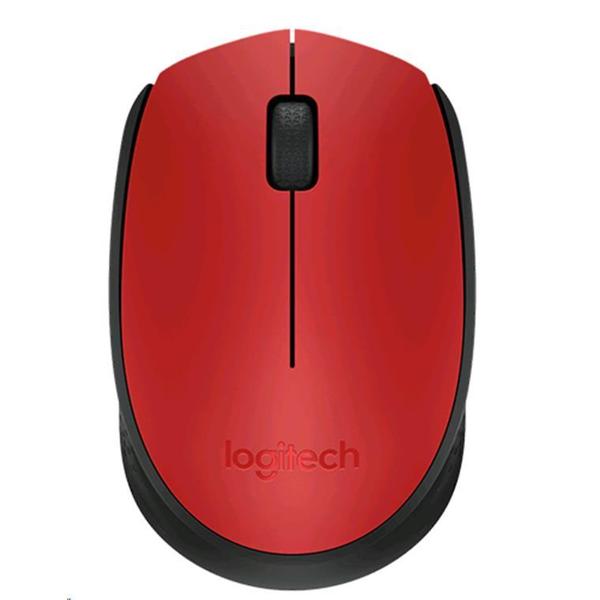 Logitech M171 Wireless Mouse  - Red