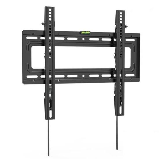 BRATECK 32-55'' Tilt TV wall mount bracket. Max load: 50kg. VESA Support: 200x200,300x300,400x200, 400x400. Built-in bubble level. Curved display compatible. Colour: Black.