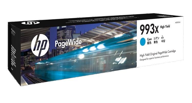 HP 993X Cyan Original PageWide Cartridge 16,000 Pages