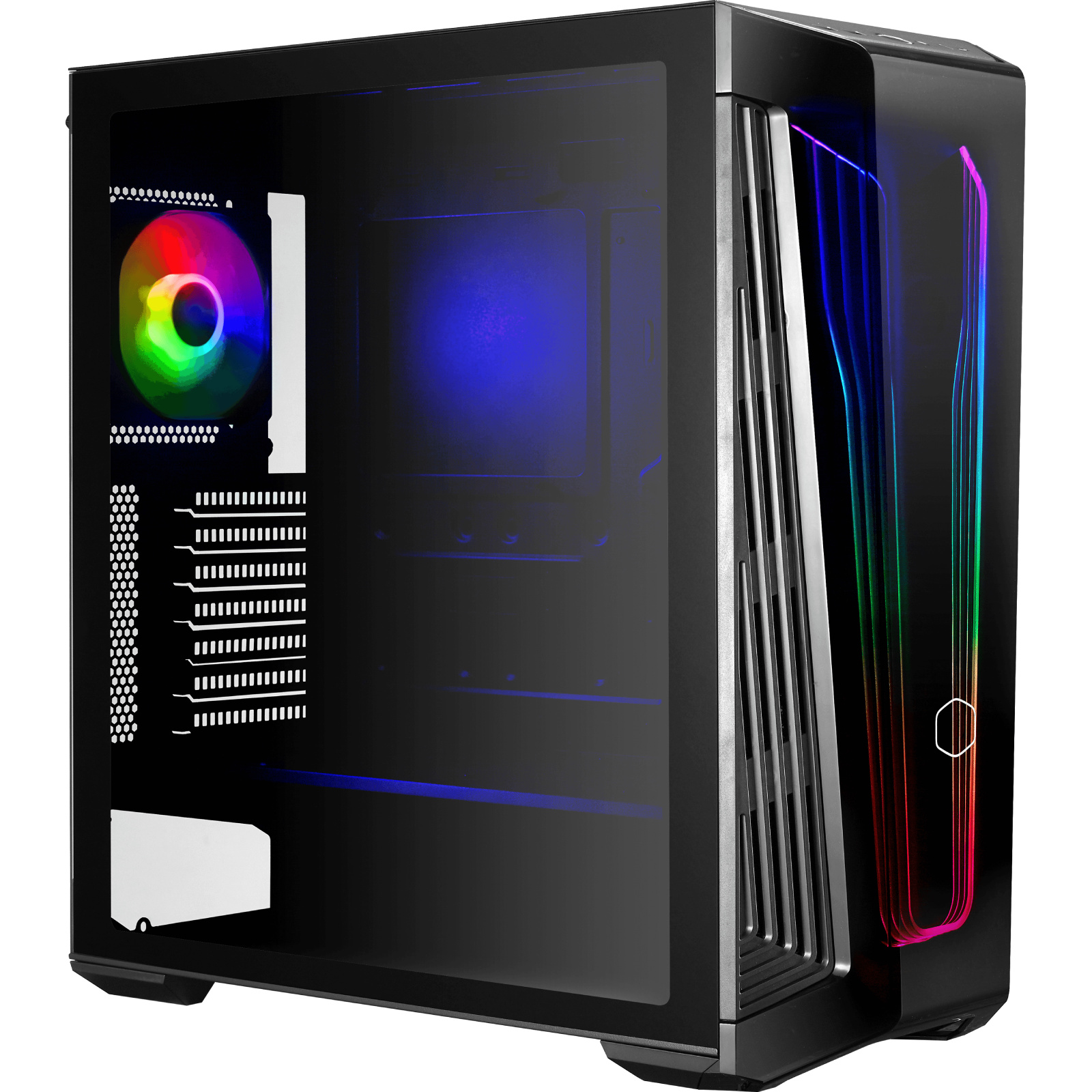 Cooler Master MasterBox MB540 ATX MidTower Gaming Case Tempered Glass, 1X120A-RGB Fan, CPU Cooler   