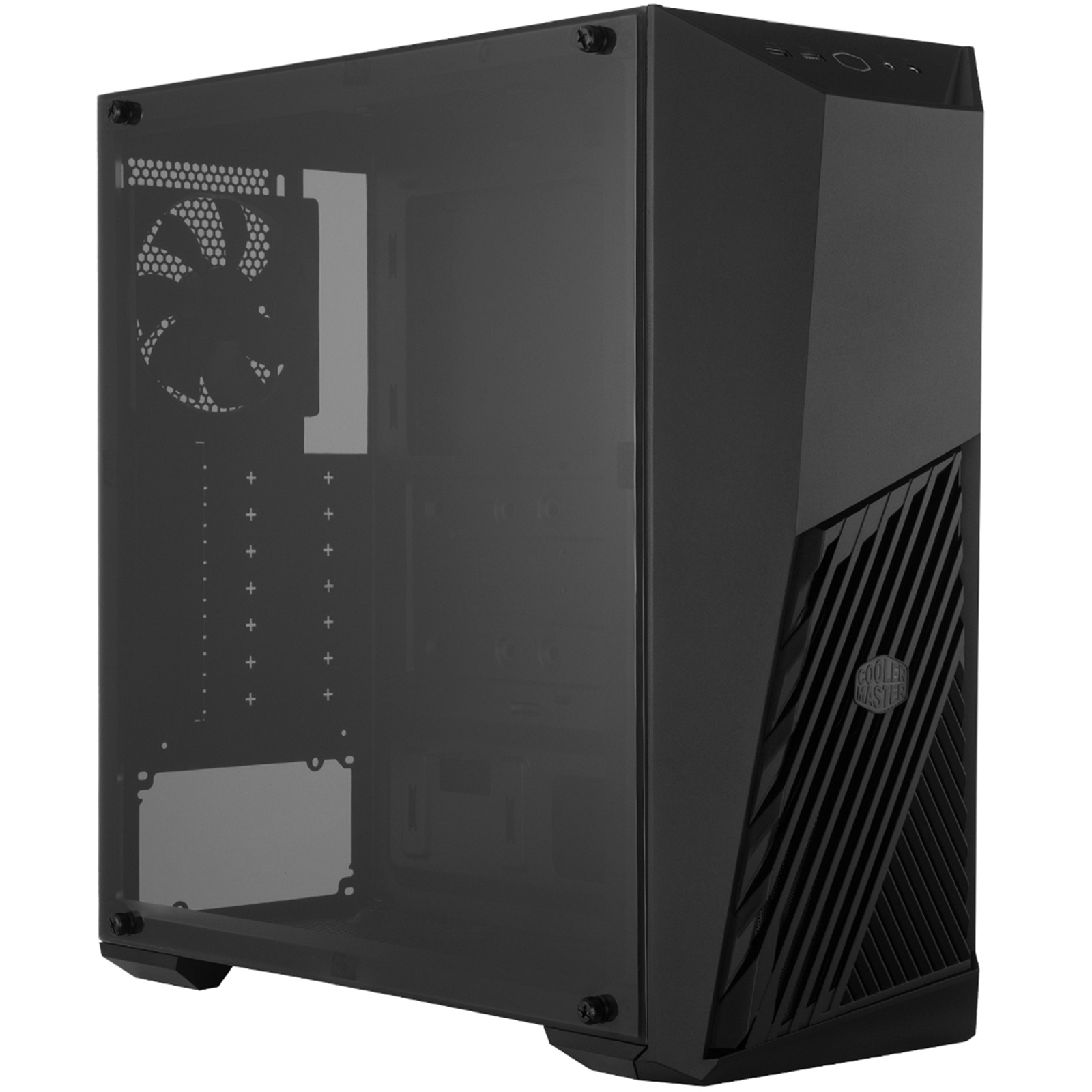 Cooler Master MasterBox K501L MidTower Gaming Case CPU Cooler Support Upto 165mm, Graphics Card     