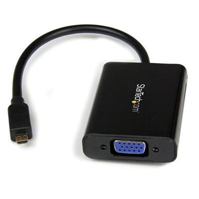 Micro HDMI to VGA Adapter with Audio