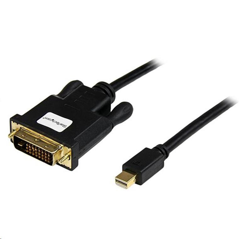 StarTech 0.9m (3ft) Mini DisplayPort to DVI Cable - Mini DP to DVI Adapter Cable - 1080p Video -    