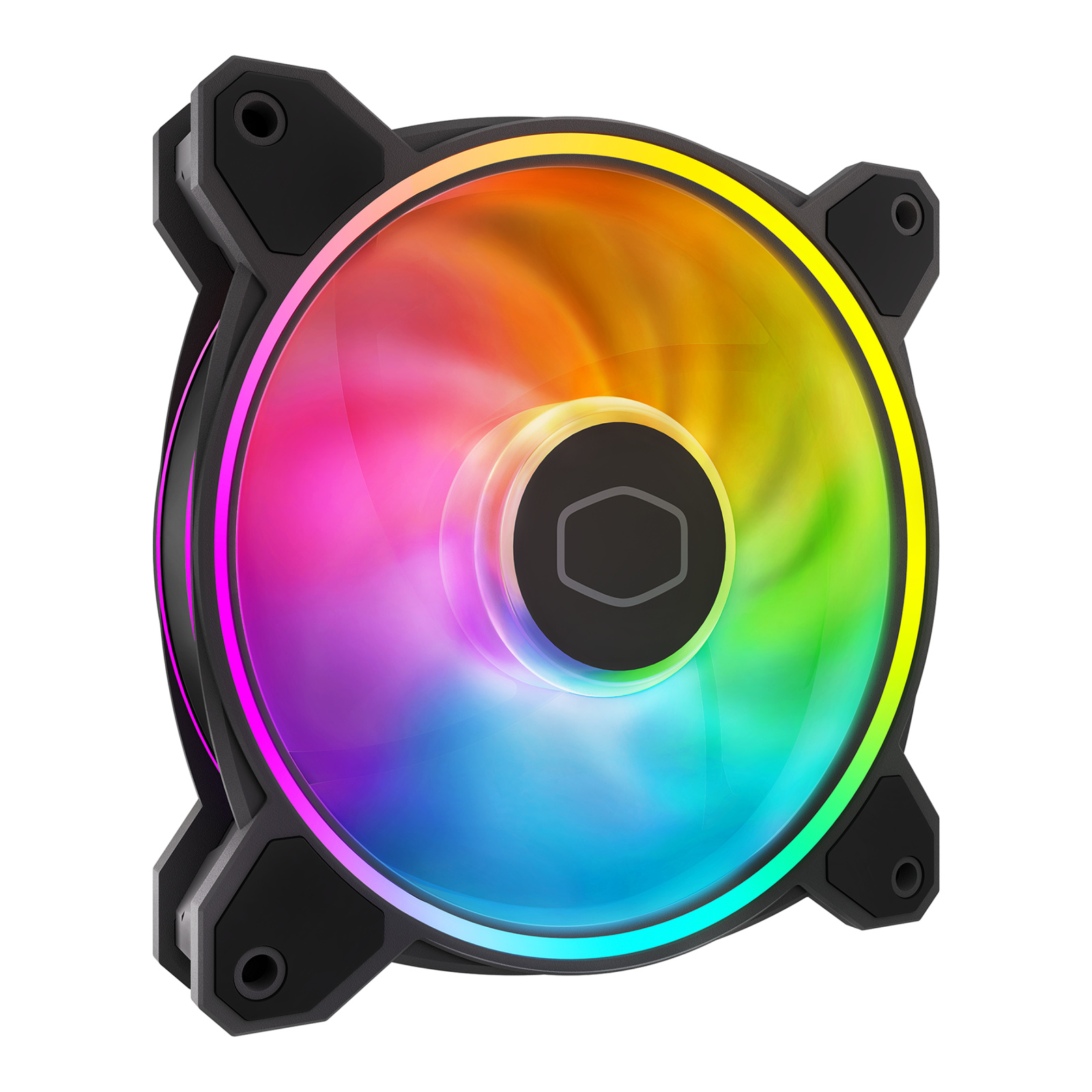 Cooler Master MasterFan MF120 Halo2 Dual Loop Addressable RGB Fan 120mm Dual Loop Addressable RGB  4-Pin PWM