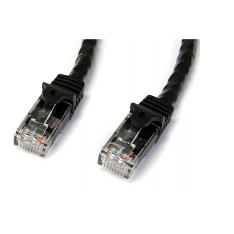 StarTech 5m CAT6 Ethernet Cable - Black CAT 6 Gigabit Ethernet Wire -650MHz 100W PoE++ RJ45 UTP     