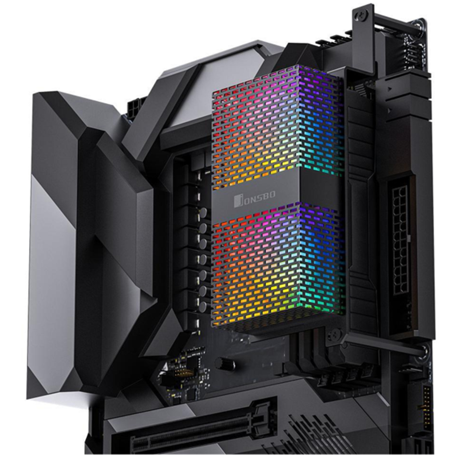 Jonsbo NF-1 ARGB Black Active Memory Cooling Dual ARGB Fans