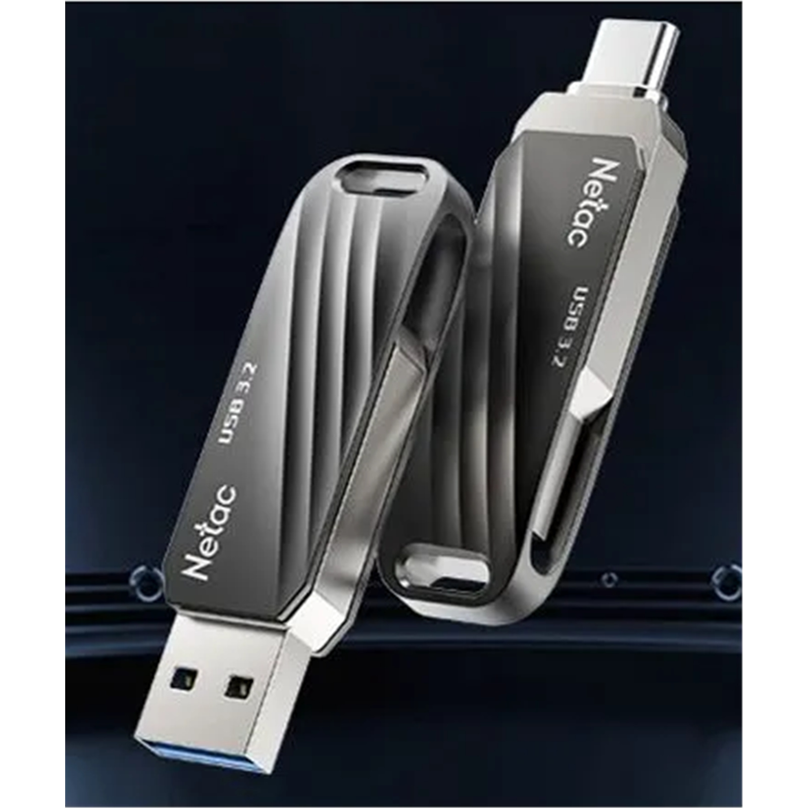 Netac US11 USB-C / USB-A Dual Flash Drive - 128GB USB 3.2