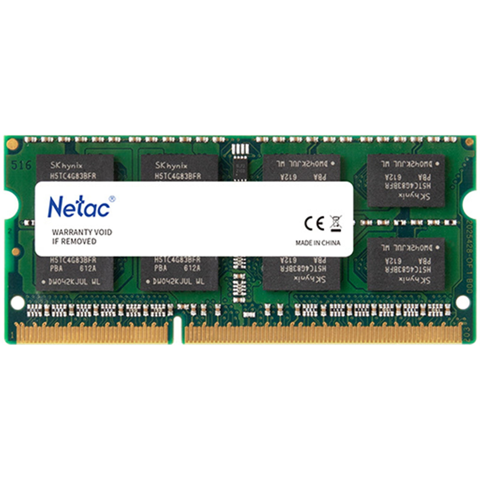Netac Basic 4GB DDR3L-1600 C11 SoDIMM Lifetime wty