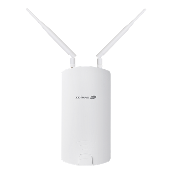 EDIMAX Long Range AC1300 Wave2 MU-MIMO 2T2R Outdoor AP. Power over Ethernet In/Out. IP56 rated weather proof housing. Works with Office 1-2-3 System. 