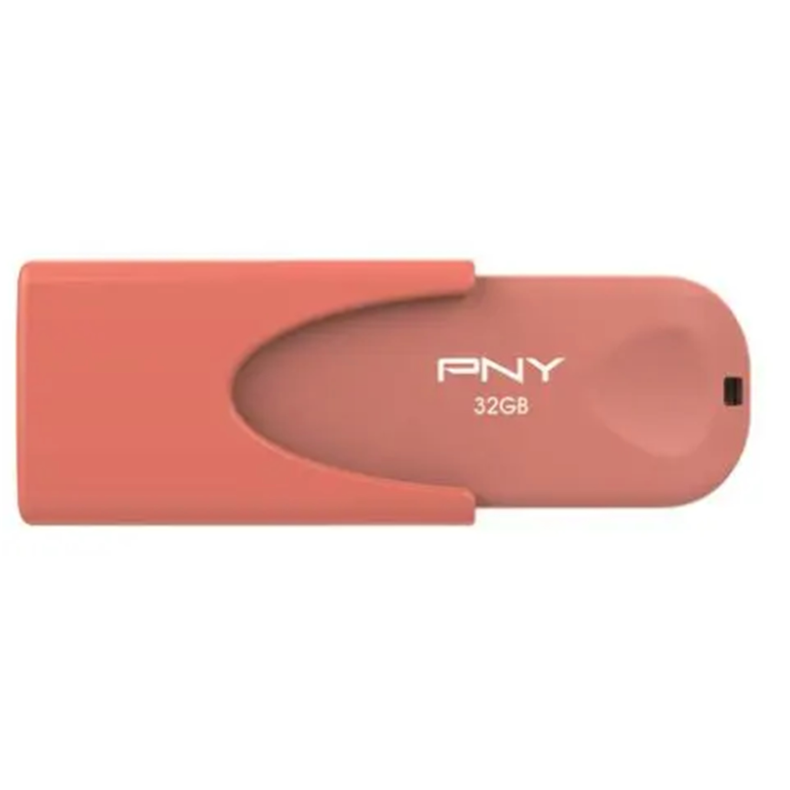 PNY Attache 4 USB Flash Drive - 32GB - Coral USB 2.0