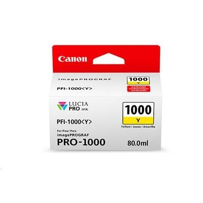 Canon PFI1000 Yellow Ink Cart