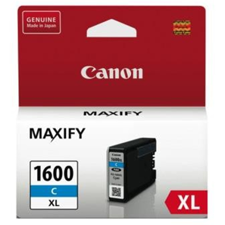 Canon PGI-1600XL Ink Cartridge Cyan ,Yield 900 pages for Canon MB2060, MB2360, M2160, M2760 Printer 