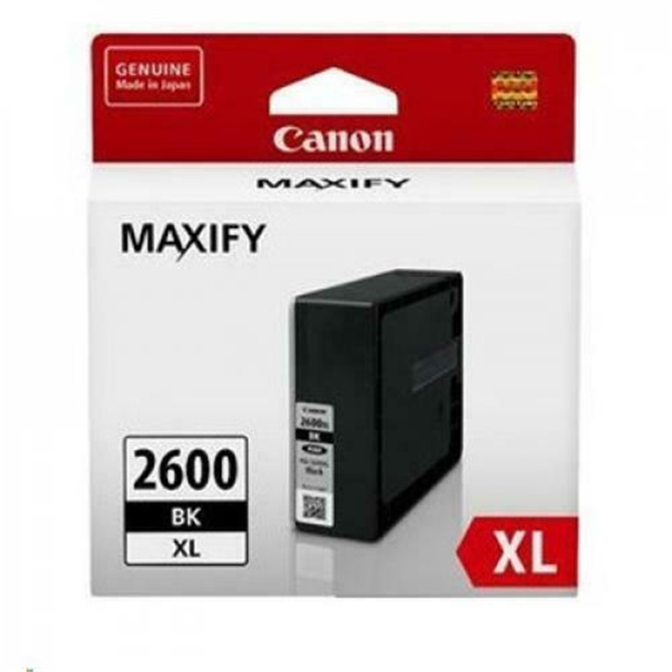 Canon PGI-2600XLBK Ink Cartridge Black, High Yield 2500 pages for MAXIFY IB4060, MB5460, MB5160,    